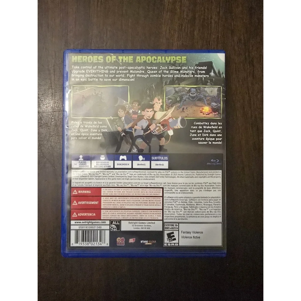 The Last Kids On Earth And The Staff Of Doom (Sony Playstation 4 / PS4)
